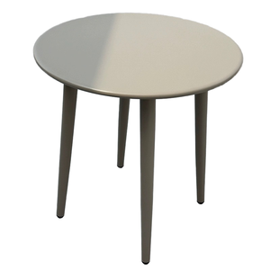 आउटडोर कॉफी दूध चाय की दुकान कार्बन स्टील छोटे गोल डाइनिंग टेबल अवकाश आउटडोर टेबल बालकनी - Product Image 3