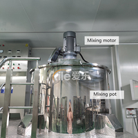 Mélangeur de production 1000L avec moteur agitateur pour détergent liquide, shampoing, savon et crème