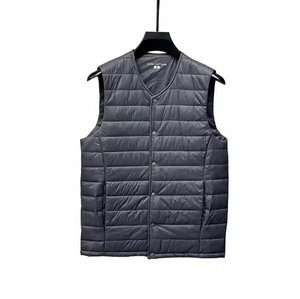 Wholesale custom logo men's and women's lightweight down vest for warmth, windproof, and casual winter sleeveless jacket - Product Image 4