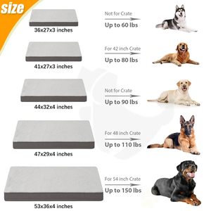 Lage minimale bestelhoeveelheid Universele hondenmat Dubbelzijdig bijtbestendig hondenbed met wasbare flanel, wasbaar met afneembare hondenbank - Product Image 4