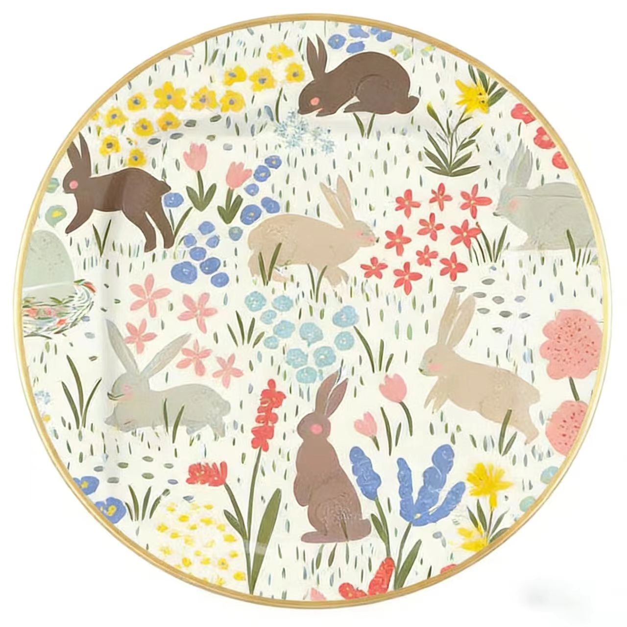 7INCH ROUND  PLATE*8PCS