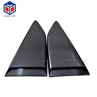 Accessoires Peinture Noir Piano Cache de Fenêtre Latérale Arrière pour Chevrolet Camaro 2016+