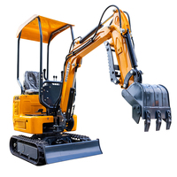 Livraison Gratuite Mini-Excavatrice de 1 Tonne CE EPA, Excavatrice Hydraulique sur Chenilles, Petite Excavatrice pour l'Agriculture et l'Aménagement Paysager