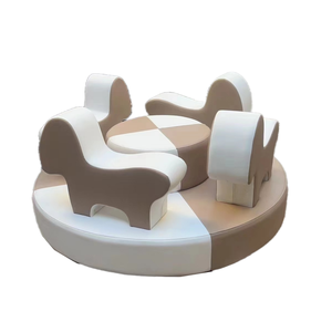 Área de juegos suave para niños, equipo de patio suave para interiores, carrusel - Product Image 1
