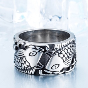 Anillo de Calavera Gótica de Acero Inoxidable 316L Impermeable para Hombre, Tono Plata Antigua, Estilo Atrevido Oscuro Rebelde, Joyería Punk para Motociclistas Yunnique - Product Image 5