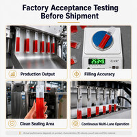 Machine d'emballage automatique multi-voies pour sachets de jus de fruits liquides, machine d'emballage verticale pour sachets stick de gel énergétique sportif