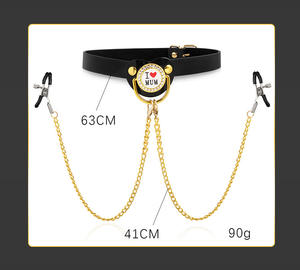 Novedad lindo PU chupetes boca mordaza entrenamiento Oral fetiche Bondage Correa boca abierta mordaza para perros esclavos y parejas - Product Image 5