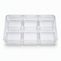 Plateau en feuille de PET transparente et recyclable pour produits de quincaillerie, emballage de présentation ultra-transparent, boîte sous vide transparente