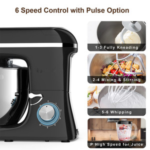 Vente entière mélangeur de jus frais automatique Portable Machine de mélangeur <span class=keywords><strong>noir</strong></span> cuisine commerciale robuste fouet crème <span class=keywords><strong>farine</strong></span> - Product Image 6