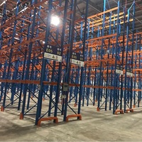 Étagère industrielle pour entrepôt, rayonnage à palettes sélectif en acier robuste Q235b, gain de place