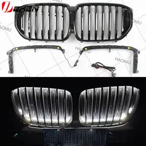 For BMW X5 Series G05 2019 2020 2021 2022 M Sport Racing Grilles LED Light Luminous Grille Multiple Styles Body Kit