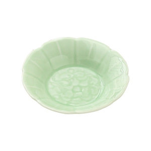 Mini platos de cerámica para repostería con forma de flor, plato de porcelana estilo chino nuevo para servir frutas, ideal para fiestas en salones de té. - Product Image 5