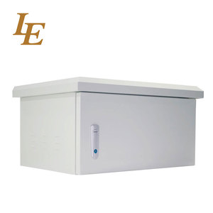 Armoire de télécommunications extérieure fixe sur poteau LE Brand 19 pouces 6U 600x450mm, étanche IP65 - Product Image 1