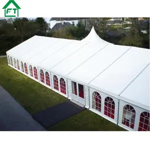 Kanopi aluminium desain kustom tenda bekas poligon tinggi untuk pesta pernikahan