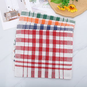 Checkered Kitchen Towel 38x66 Cm Polyester Cotton Absorbent <b>Rectangle</b> <b>Placemat</b> Tablecloth For Kitchen Use - Product Image 2