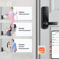 Elock ES230F Tuya WiFi APP/TTlock App SMARTLOCK puerta electrónica inteligente aleación de aluminio cerradura inteligente