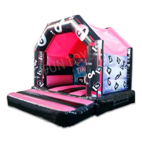 Location de château gonflable pour fête à thème TikTok avec toboggan Combo gonflable Tiktok Disco Jumping Bouncy House pour événement