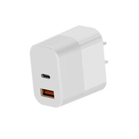 Chargeur mural 30W GaN PPS PD 3.0 QC, un seul port Type-C et un double port A+C, certifié CE FCC UKCA pour smartphone et tablette
