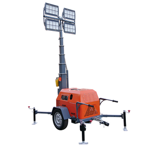 7m ngoài trời DIESEL di động chiếu sáng tháp Trailer gắn máy phát điện diesel di động chiếu sáng tháp cho giá tốt nhất - Product Image 1