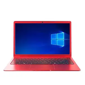 Ultra delgada Luz Portátil portátil mini computadora 14 pulgadas portátil color rosa para niña