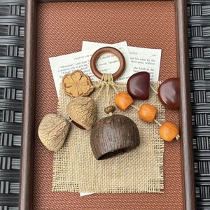 Wholesale Vintage Natural Fruit Shell <b>Wind</b> <b>Chime</b> For Rustic Botanical Handmade Souvenir Gift - Product Image 3