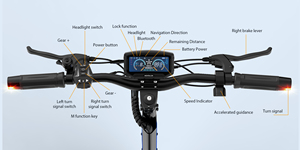 สกู๊ตเตอร์ไฟฟ้าสองล้อพับได้รุ่นใหม่ U1 PRO 500W EU แบตเตอรี่ลิเธียม ระยะทาง 60-80 กม. กันน้ำ โครงสร้างอลูมิเนียมอัลลอย ควบคุมผ่านแอป - Product Image 5