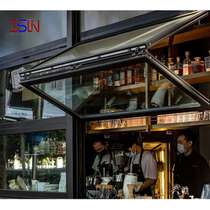 Ventana Plegable de Vidrio Insonorizada de Aleación de Aluminio para Cocina, Resistente a la Intemperie, para Balcón, Uso Residencial, Doble Plegado - Product Image 1