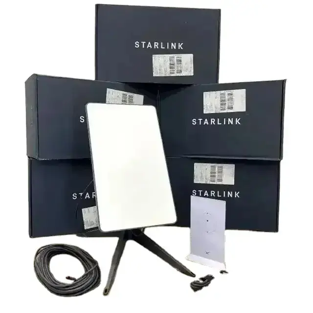 Лидер продаж, оригинальная стандартная спутниковая тарелка Starlink V3 3-го поколения с полной частью маршрутизатора и аксессуарами, готовыми к отправке