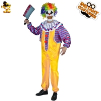Costumes de Clown pour hommes adultes, livraison gratuite, déguisement d'halloween, effrayant, Clown maléfique, fête, vente en gros
