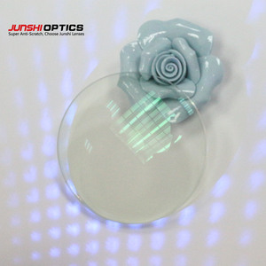JUNSHI uv420 luz azul 1,61 bloque azul corte azul HMC revestimiento verde lente de resina óptica lentes de gafas asféricas - Product Image 6