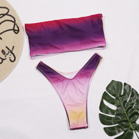 Meisjes Badmode Designer Badpakken Bekende Merken Custom One Shoulder Badmode High Cut String Bikini