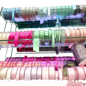 Eco-Friendly Woven Soft Sheer Plain Organza <b>Ribbon</b> for Gift Wrapping Bouquet Binding and Daily Florist Packaging Usage - Product Image 4