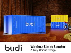 Nuevo Altavoz Portátil Inalámbrico Estéreo con Subwoofer y Bajos Potentes, Resistente al Agua para Exteriores, Modelo 2026 Budi, Carcasa de Plástico - Product Image 2