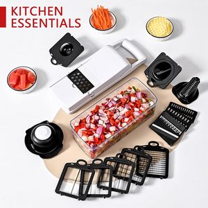 25 in 1 Full Star <b>Vegetable</b> <b>Chopper</b> Onion Carrot Multifunctional Food <b>Chopper</b> Slicer PP <b>Vegetable</b> Cutter Machine with Container - Product Image 2
