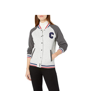 Chaqueta Varsity de Invierno para Mujer, a la Moda, de Lana, Ecológica e Impermeable - Product Image 1