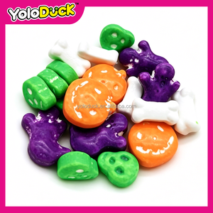 Caramelle Halal Yoloduck per Halloween, Caramelle Gommose Acide Halal, Deliziose Caramelle Liofilizzate - Product Image 2