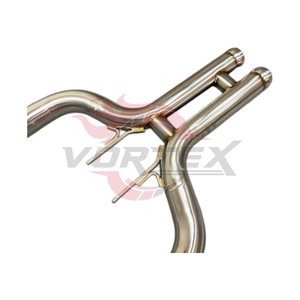 Tubo de Escape de Alto Flujo Vortex 304 con Catalizador para Mercedes-Benz AMG S63 W222 5.5T V8 2014–2020 con Protector Térmico, Sin Luz de Advertencia de Motor - Product Image 4