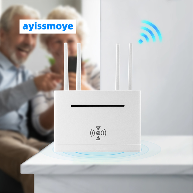 Wholesale High Power T901 Outdoor WiFi Router with 4G External Antennas WAN LAN Broadband for Outdoor Use