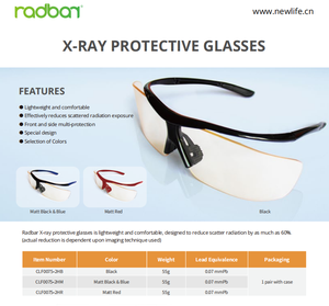 Lunettes de protection contre les rayons X légères et confortables - Product Image 4