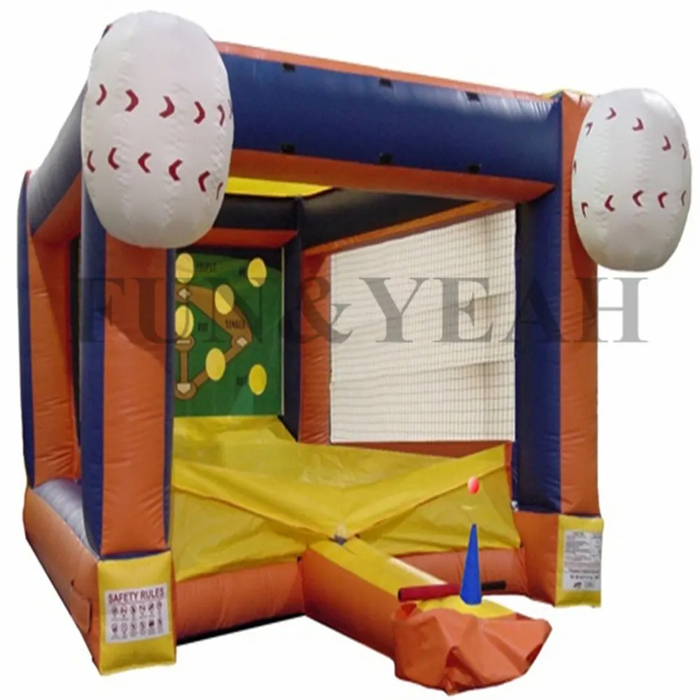 Stations de frappe gonflables Baseball Golf Range Cage de frappe gonflable Tortue Backstop