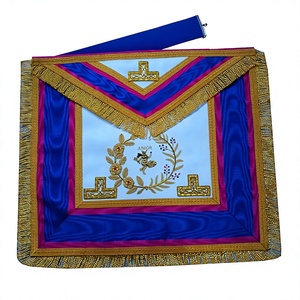 Mark Regalia Junior Deacon Full Dress Apron | District grand rank Mark Apron - Product Image 1
