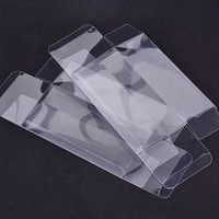 Boîte d'emballage personnalisée pliable en PVC PET recyclable transparente avec protection UV et résistance aux rayures pour écouteurs, haut-parleurs, téléphone portable