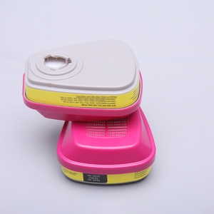 Bộ lọc khí axit 60923 hiệu quả cao Vật liệu cao su tái sử dụng 1 lớp tiêu chuẩn cho mặt nạ phòng độc công nghiệp (sử dụng khai thác) - Product Image 1