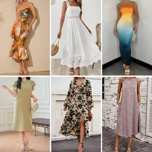 Factory Wholesale Women's One Size Summer Apparel Translucent Floral Solid Polyester <strong>Clothes</strong> for Autumn Budget-Friendly - Product Image 6