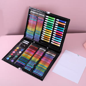 168 buah kualitas tinggi uniseks Set seni desain baru gambar warna-warni kotak alat tulis anak-anak Panting & lukisan kotak hadiah - Product Image 4