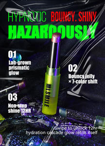 ML SMILE Bálsamo Labial Hidratante con Brillo, Iluminador en Gel, 7 Colores, Tubo Delgado, Color Perlado de Larga Duración, 3g - Product Image 3