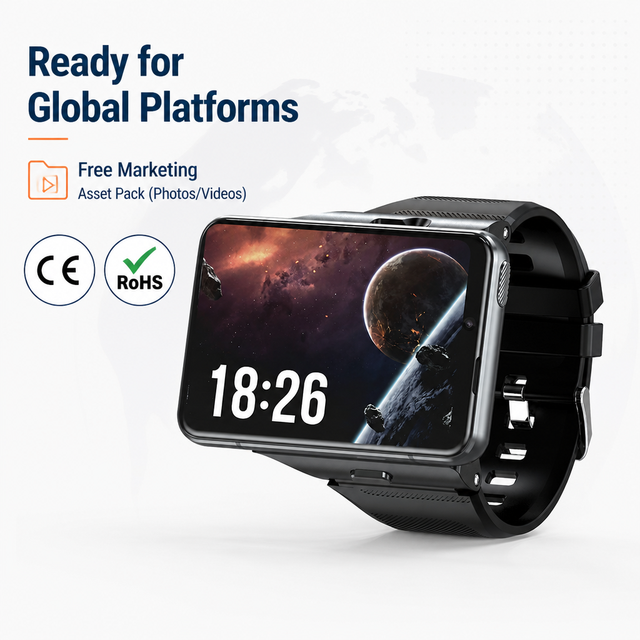 S999 4G Smart Watch 2.88-Inch TFT Screen 4GB+64GB HD Dual Camera Video Call WIFI 5G 2300mAh Battery Waterproof IP67 Email