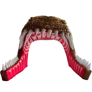 Arco Inflable Gigante de Cabeza de Dinosaurio Realista de <span class=keywords><strong>Cocodrilo</strong></span> para Publicidad en Parques de Atracciones y Zoológicos - Estilo Jurassic World - Product Image 1