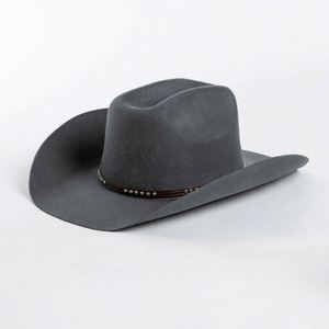 Wholesale Rolled Brim Fedora Hats 100% Wool Sombreros Vaqueros Men and Women Felt Cowboy Western Hat - Product Image 2