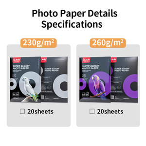 Carta Fotografica Lucida JOJO A4 per Stampanti a Getto d'Inchiostro - Uso su Un Lato 115g 135g 160g 180g 200g 230g 260g 300g - Product Image 5